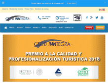 Tablet Screenshot of club-inntegra.com